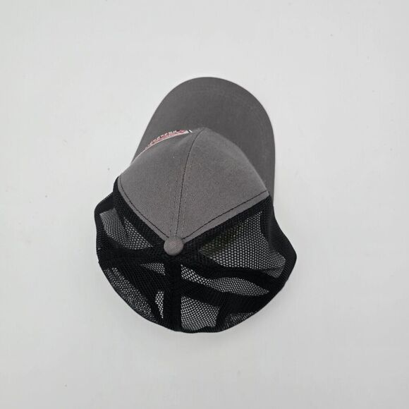 Krispy Kreme Hat Trucker Employee Snapback Cap Gray Embroidered Uniform Black - Picture 5 of 7